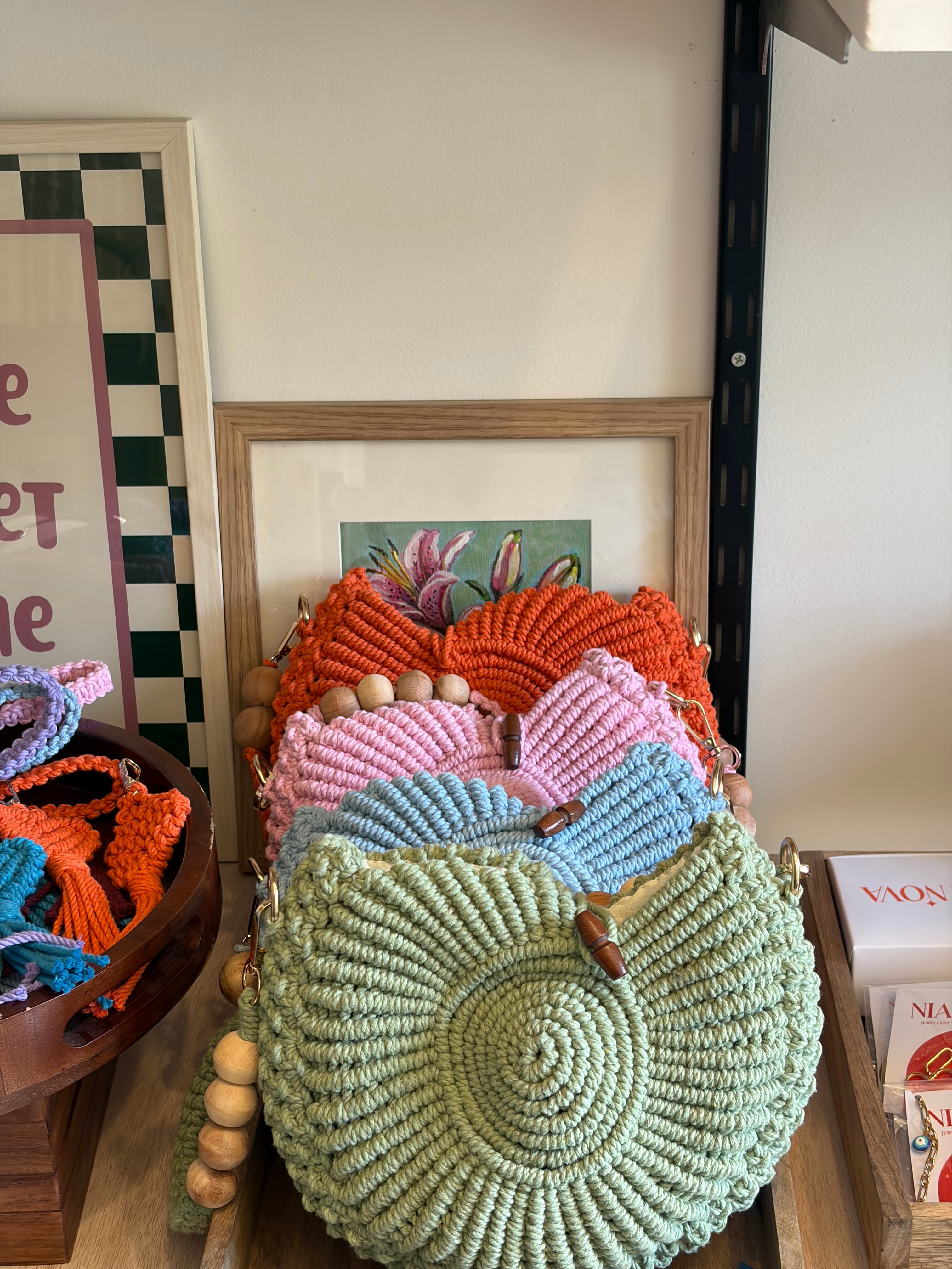 Boho Crochet shoulder bag