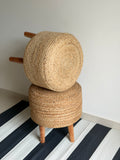 Jute seating stool