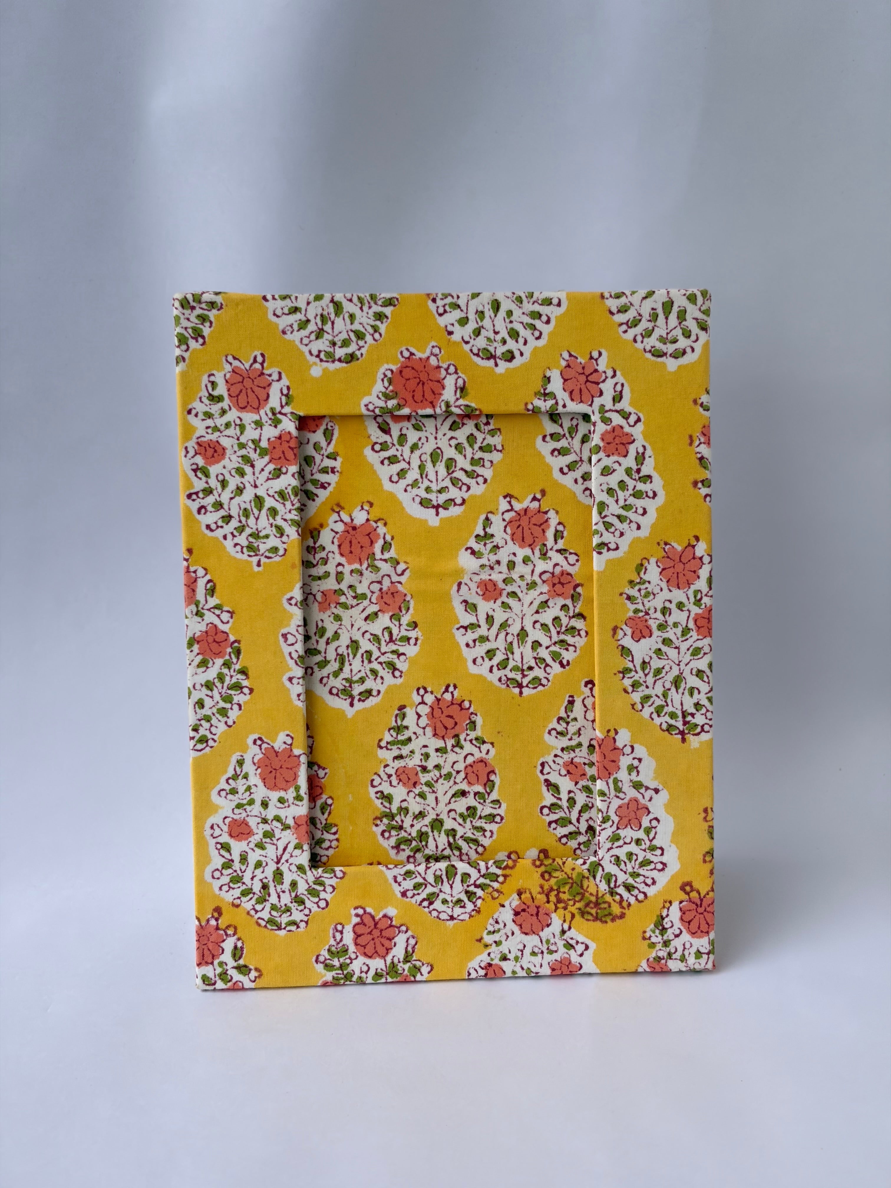 Yellow Blockprint frame