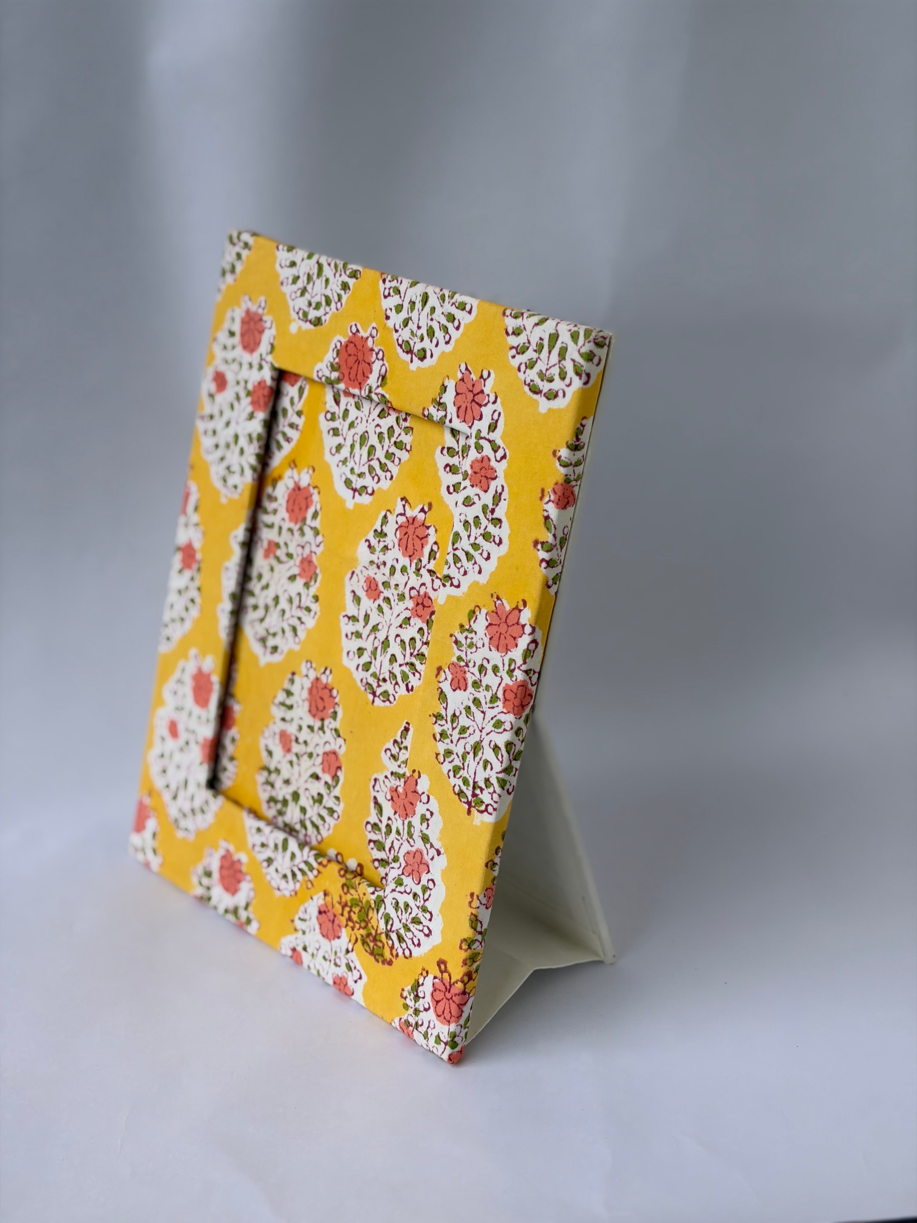 Yellow Blockprint frame