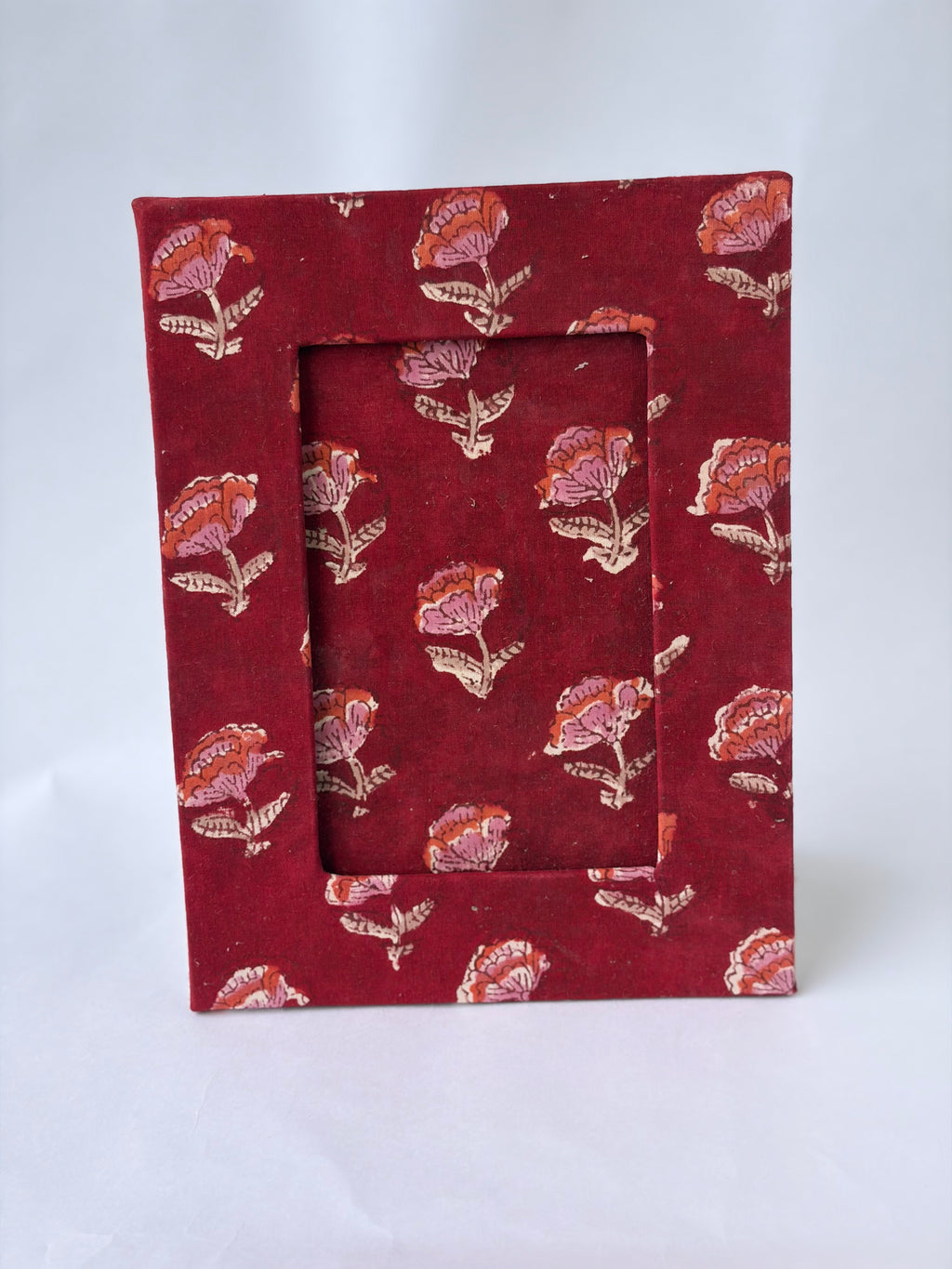 Red photo frame