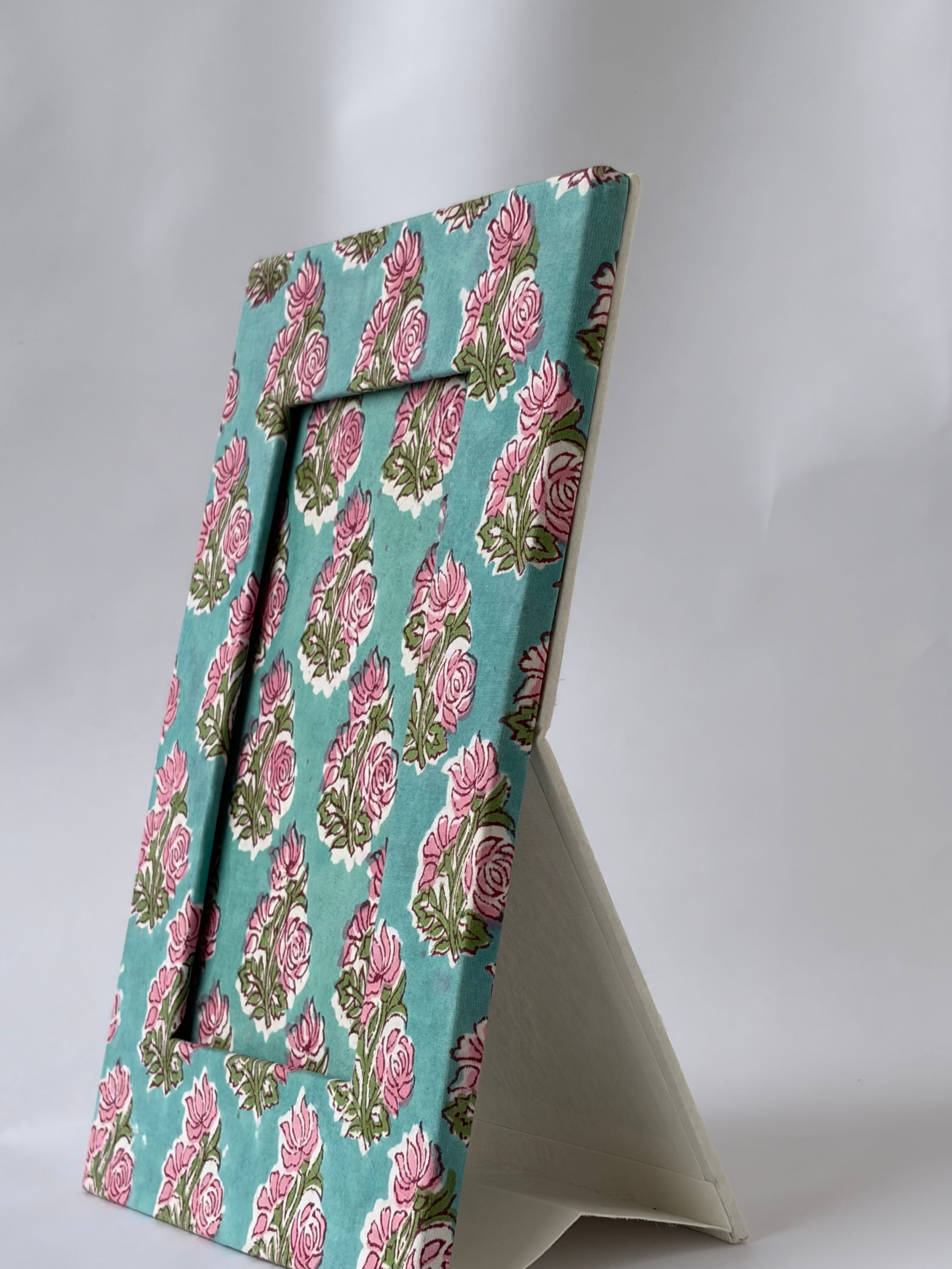 Blue photo frame