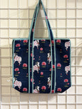 Block print tote