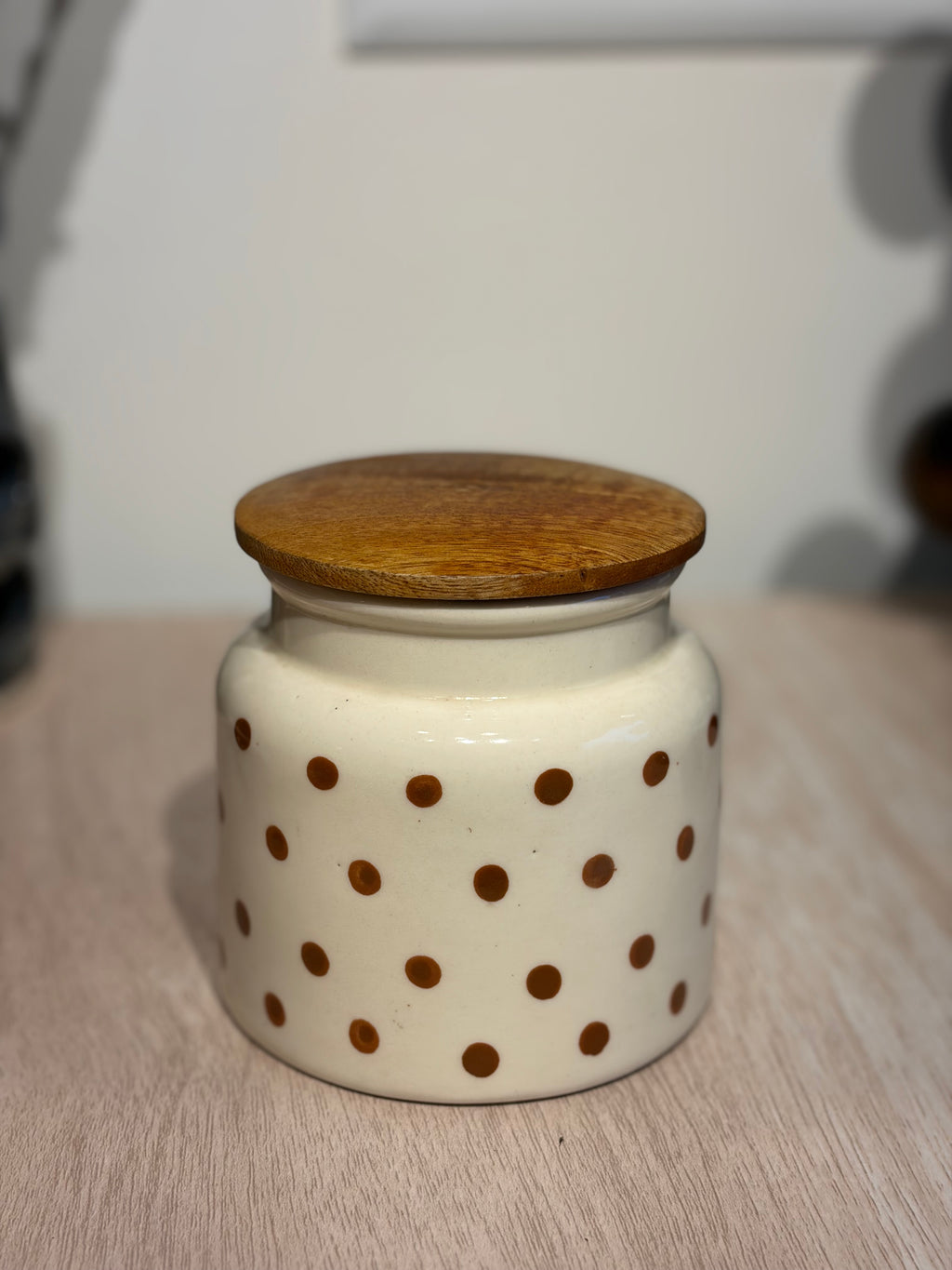 Polka dot Jar